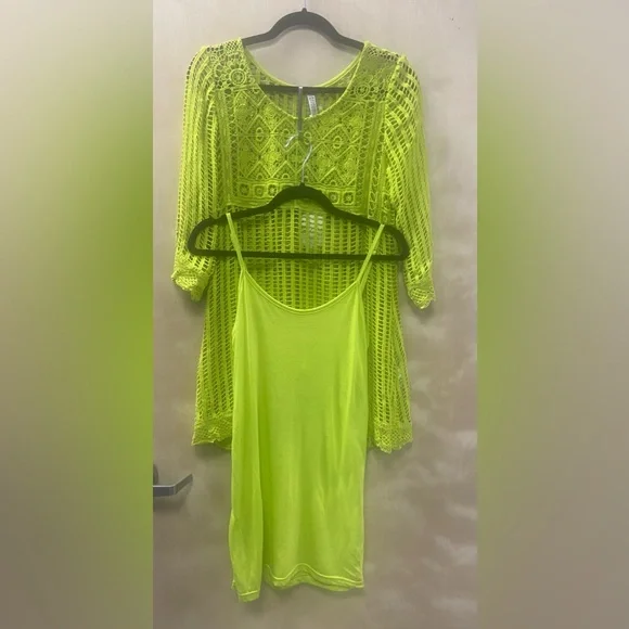 lime green slip dress Lime Green Slip Dress